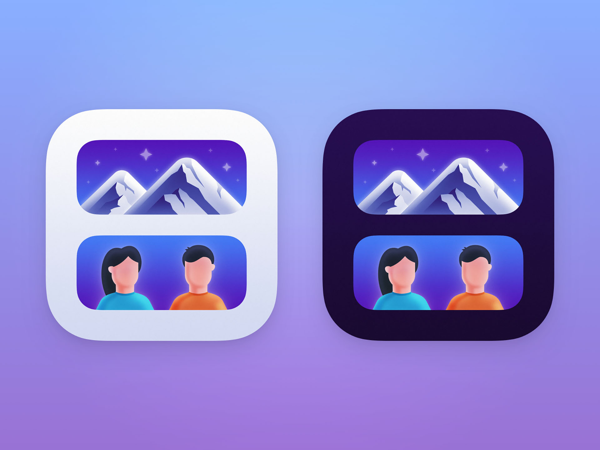 Smart Photo Widget iOS App Icon widget app smart photo widget icon des.jpg
