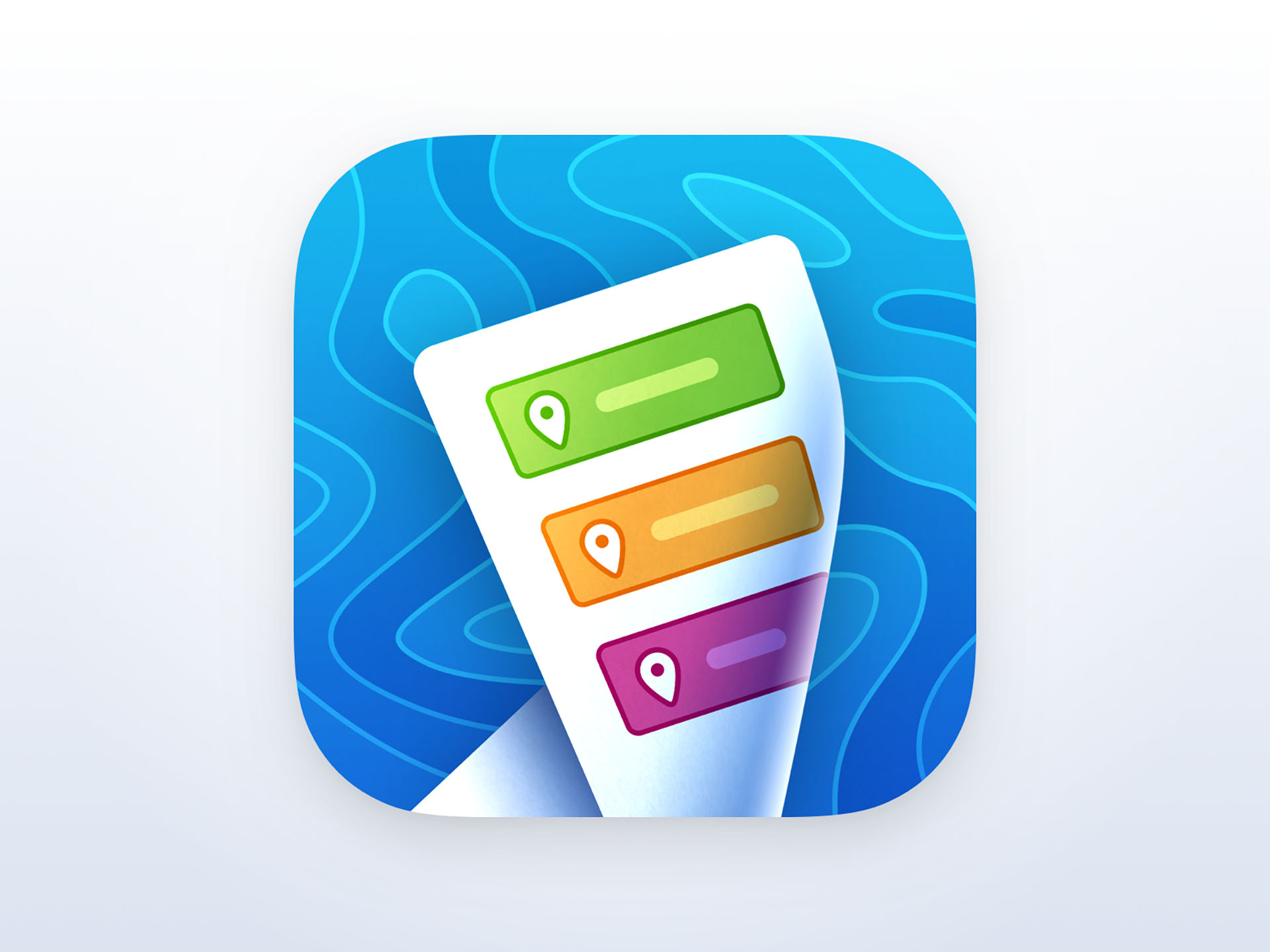Travelos iOS App Icon map travel app icon app icon iso app icon.jpg
