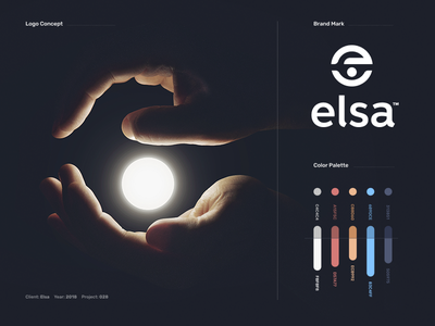 Elsa - Branding crm app hands banners business card logo elsa identity.png