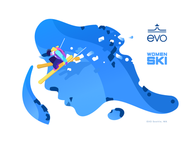 Evo - Women Ski jump nature mountain evo ski women sketch drawing illu.png