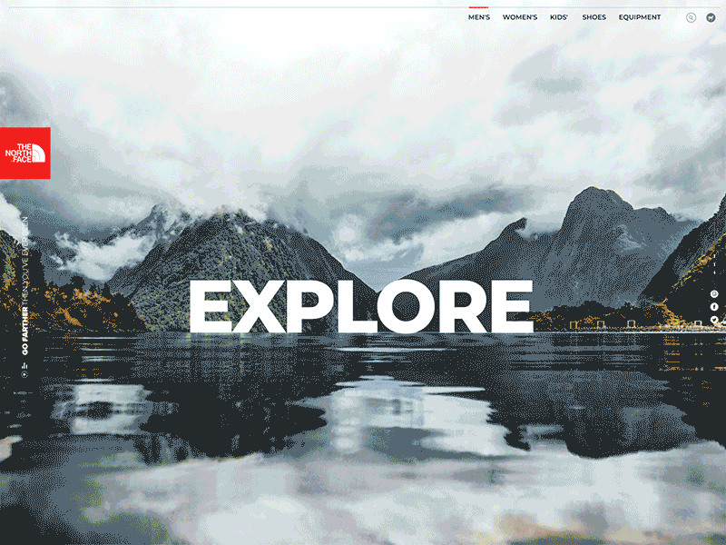NorthFace gif ui icon app identity branding type photography site web.gif