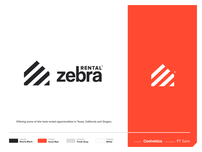 Rental   rent estate real mark icon brand identity house zebra logo br.png