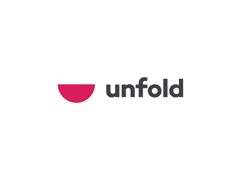 unfold illustration gif animation half smile design mark logo identity.gif