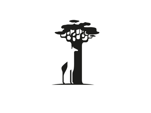 Giraffe negativespace branding ui illustration logo.jpg