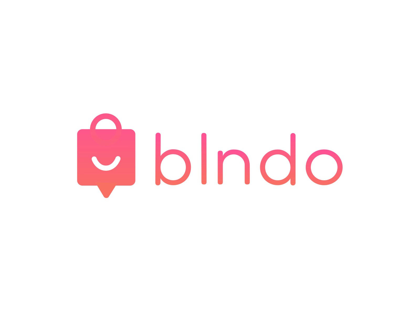 Blndo Logo Animation shopping bag brand identity motion design after e.gif
