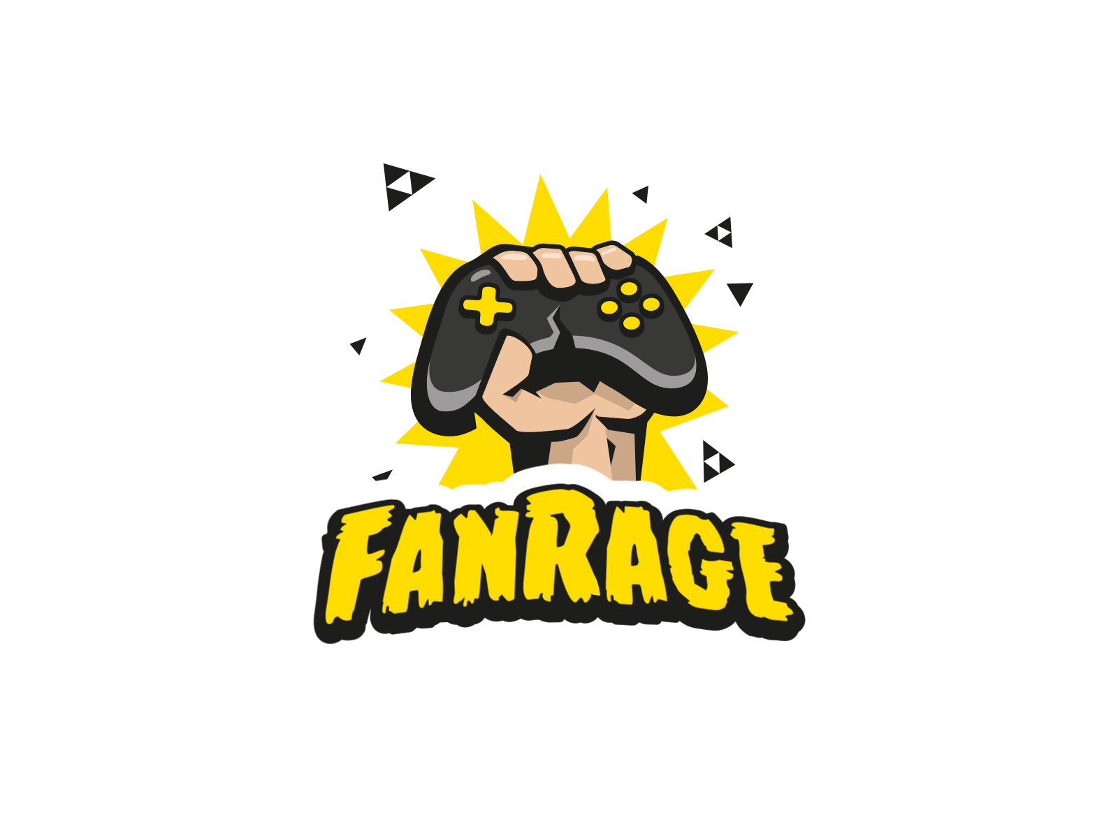 Fanrage branding animation esports logo animation gaminglogo gaming fr.gif