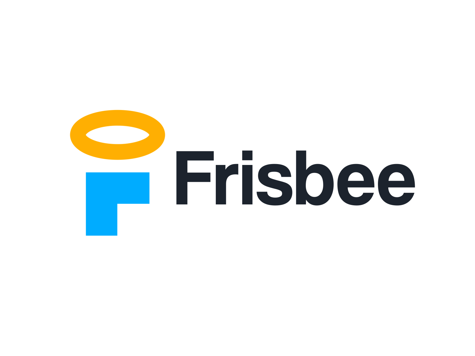 Frisbee Logo Animation animated logo vector after effects 2d brand ani.gif
