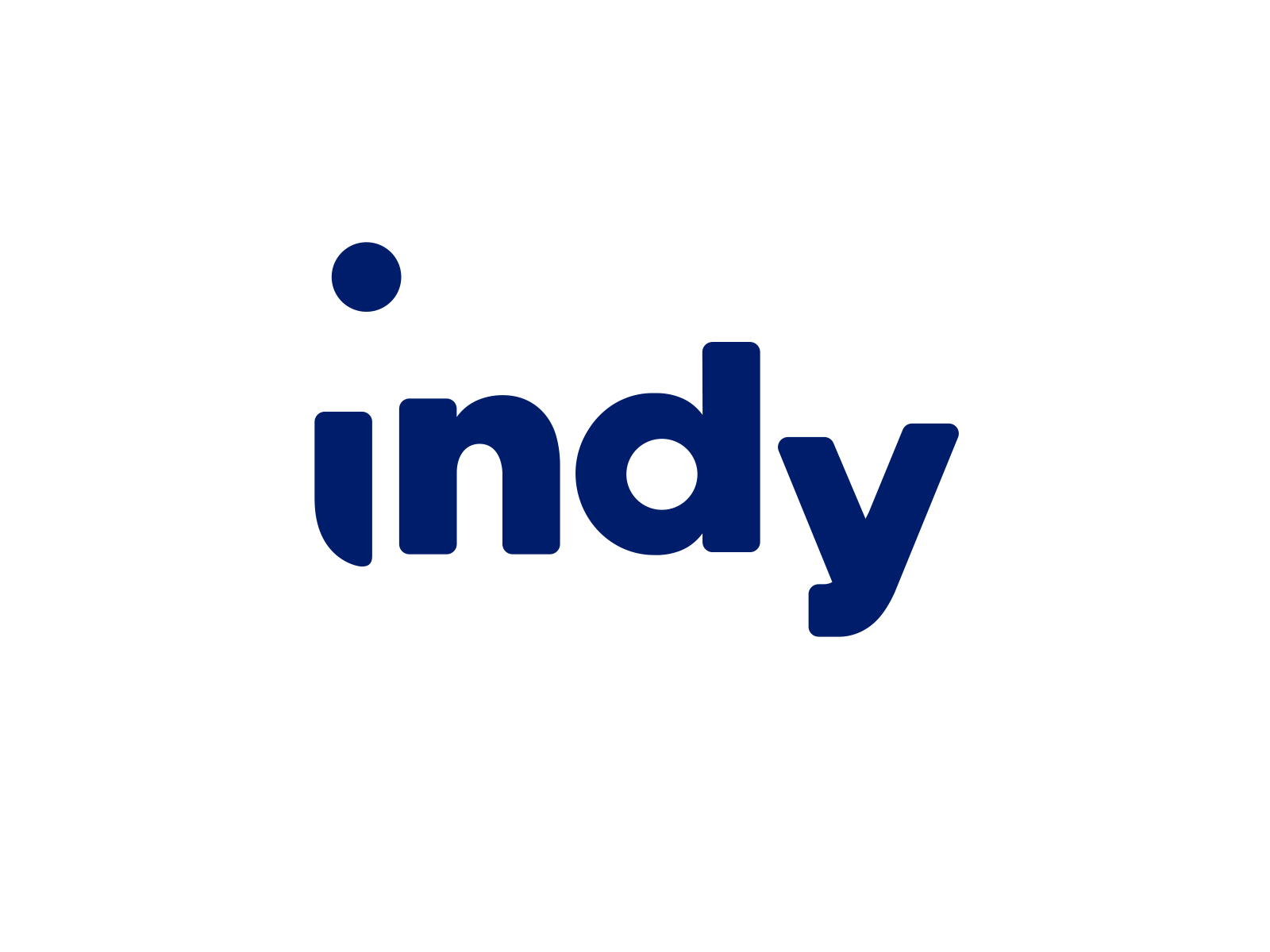 Indy logo animation brand identity 2d rebrand georges yellow red blue.gif