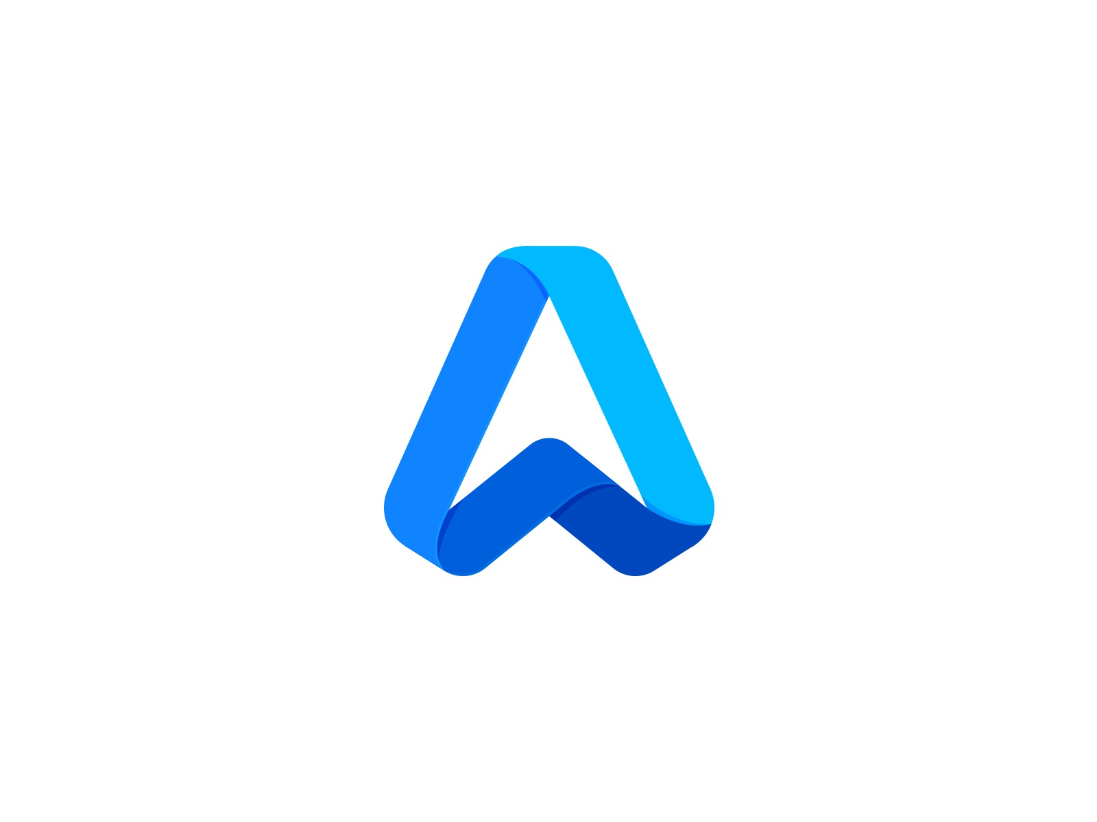 letter A logos blue triangle typogaphy monogram letter abstract letter.jpg