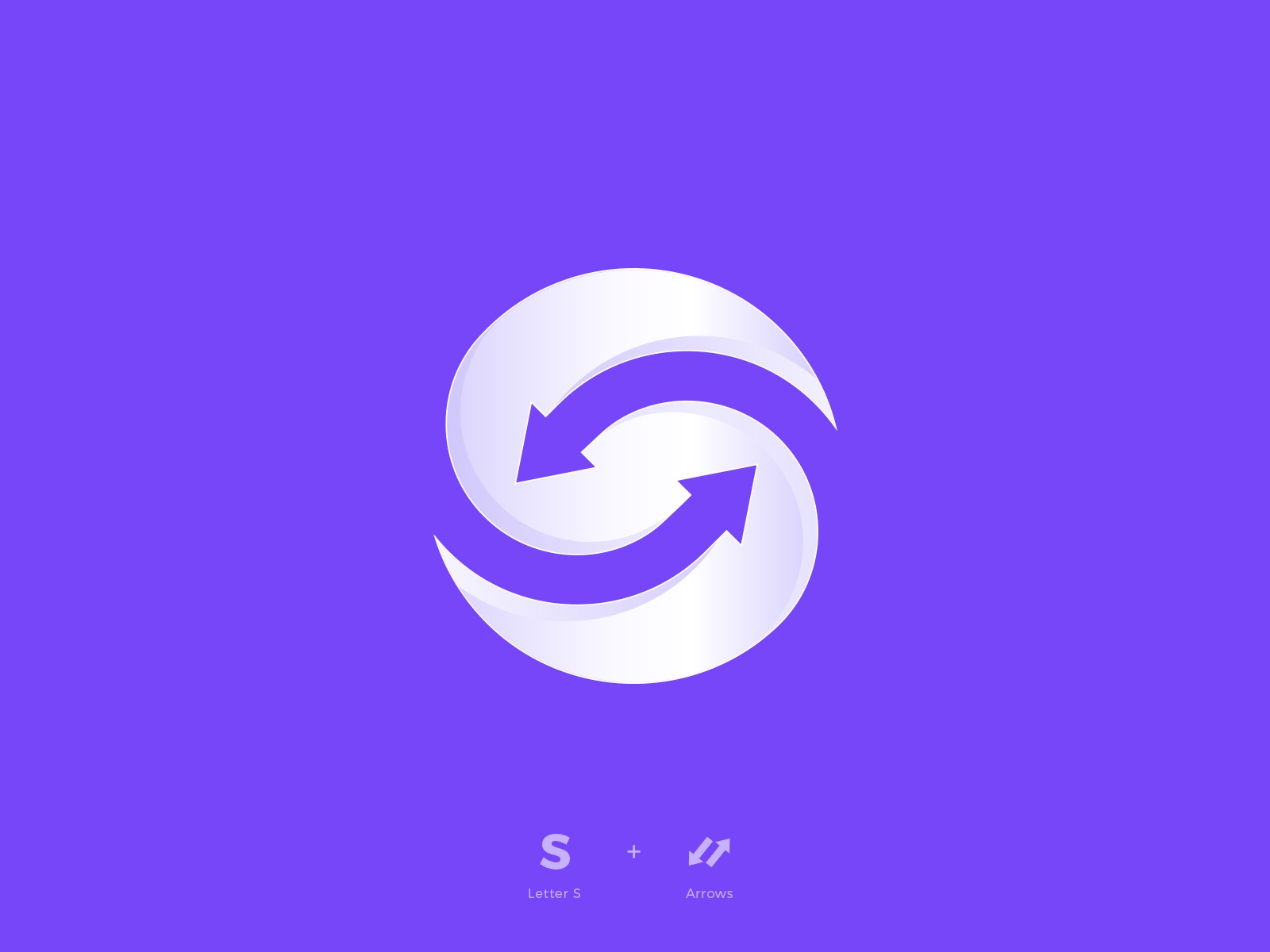 Letter S brandmark minimal geometric symbol monogram a branding design.jpg