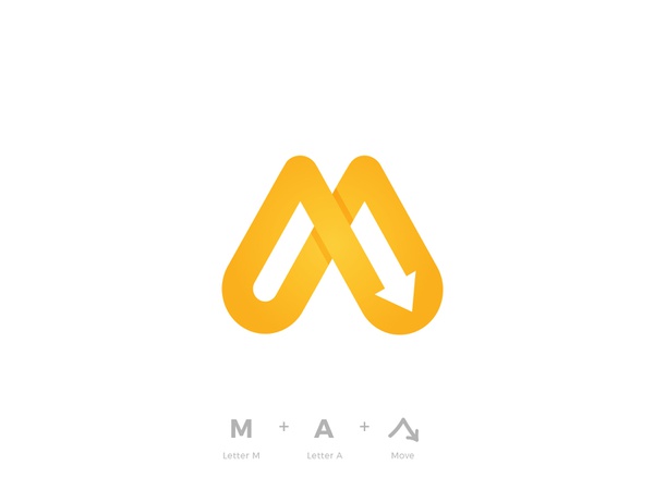 Moving All Logo Design logo design a letter m designer buy sale monogr.jpg