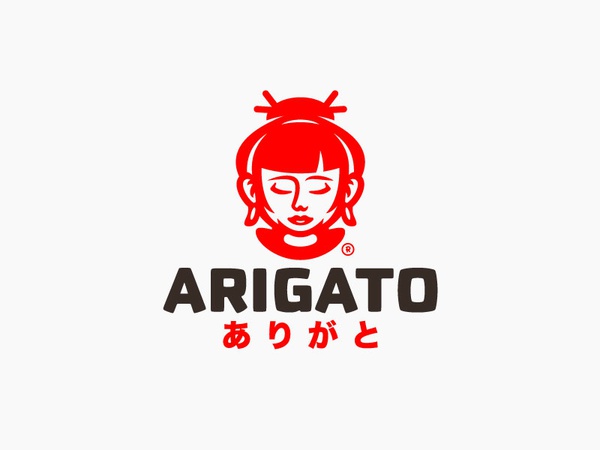 Arigato japan icon arigato elegant girl face illustration branding mar.jpg