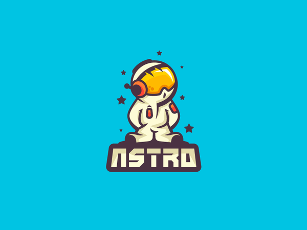Astro astro suit stars space astronaut character illustration branding.png