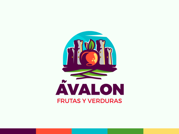 Ávalon fresh flag castle vegetables fruit apple illustration branding.png