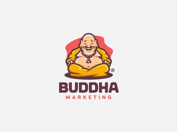 Buddha Marketing mark logotype logo indian illustration hindu god fait.jpg
