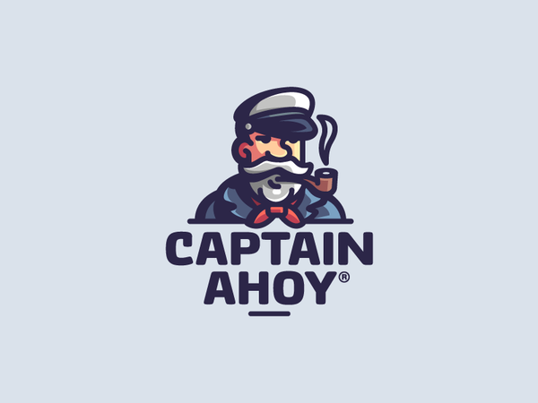 CaptainAhoy sailor ahoy captain pipe smoke mascot illustration brandin.png