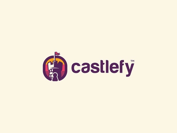 Castlefy modern flat flag keyhole fortress castle colorful mark brandi.jpg