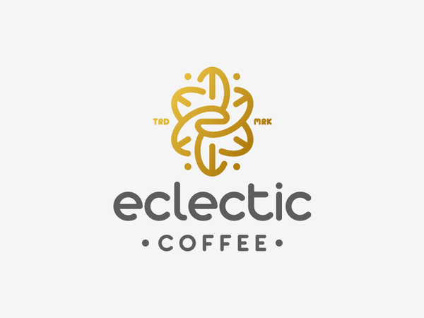Eclectic minimal beans coffee brew roast gold linear branding mark log.png