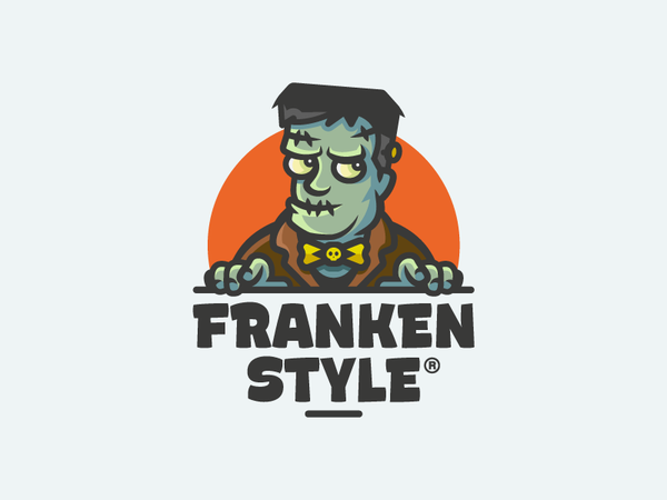Franken Style trickortreat style mascot scary spooky dead halloween il.png