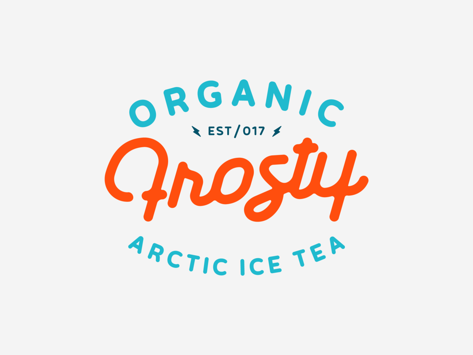 Frosty Wordmark typographie clean frosty organic typedesign type typog.png