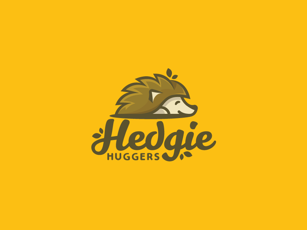 Hedgie Huggers happy hedgehog animal cute character mascot illustratio.png