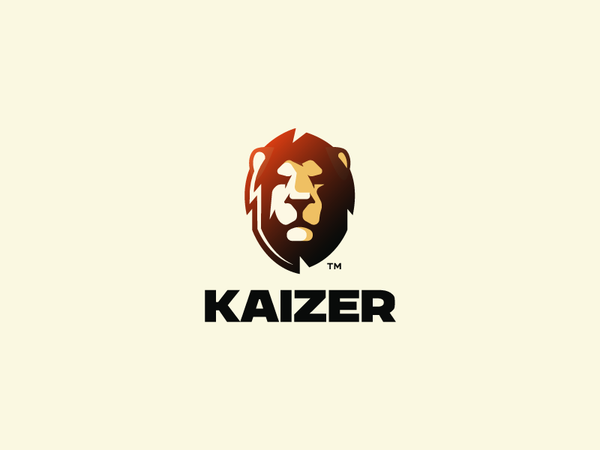 Kaizer elegant strong mark majestic logotype logo lion illustration gr.png