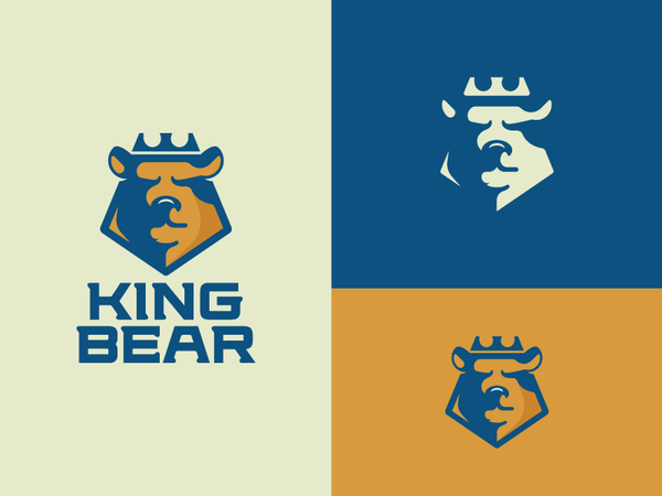 King Bear crown king elegant strong bear animal illustration branding.png