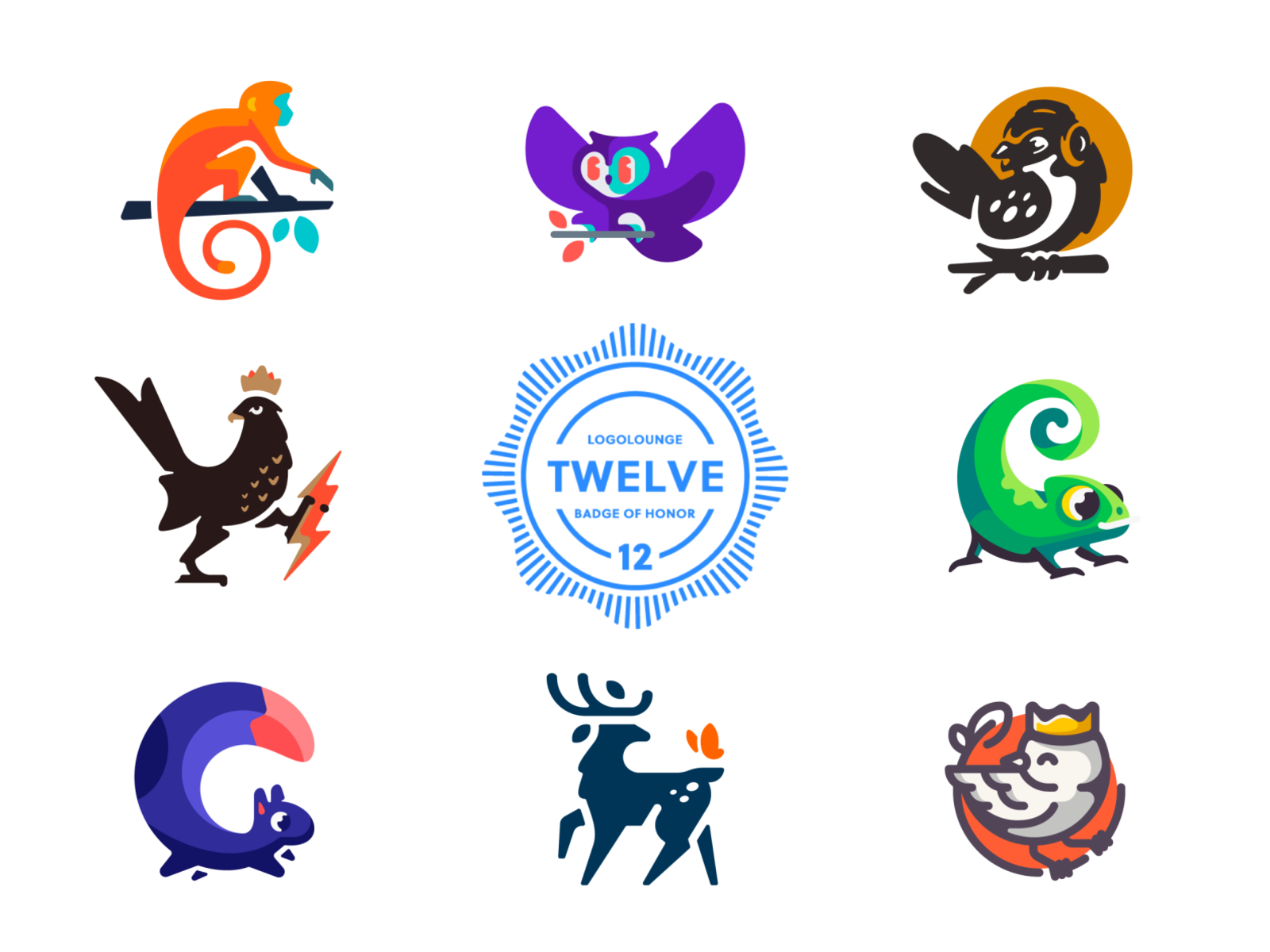LogoLounge 12 simple modern mascot character bird animal 12 book logol.png