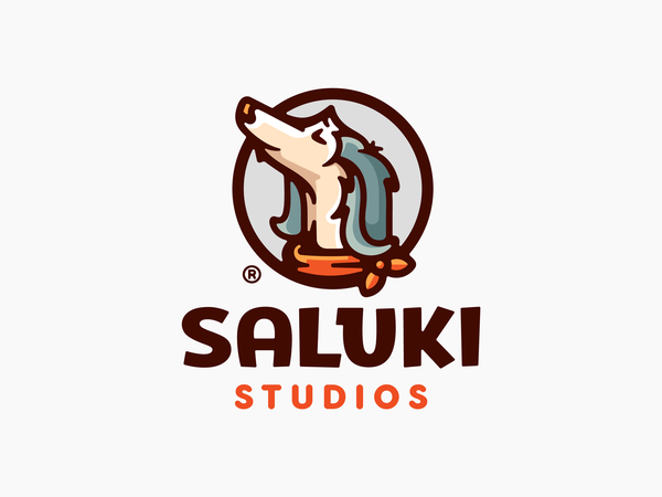 Saluki character happy studio pet head saluki puppy dog animal illustr.png