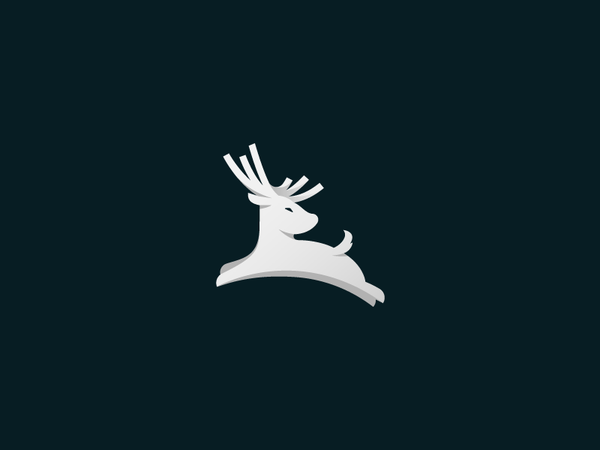 Silver Caribou snow white cold silver caribou animal illustration bran.png