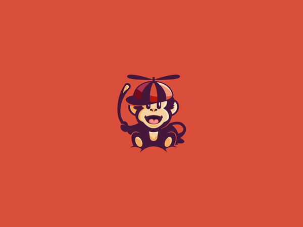 SkyMonkey sky monkey mark logotype logo illustration helicopter hat de.png
