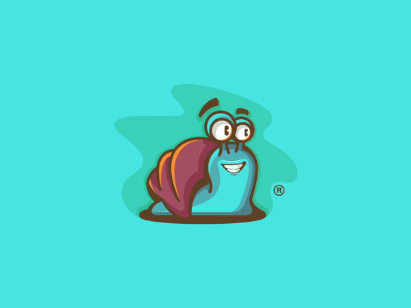 Snail snail shell mascot mark logotype logo illustration eyes design c.png
