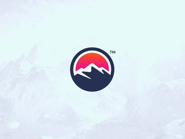 Sunset Mountain gradient sunset sun peak mountain colorful nature bran.jpg