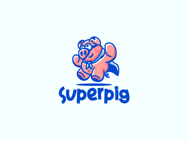 SuperPig character super hero pig animal fly illustration branding mar.png