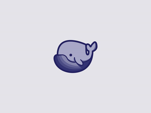 Whale  logotype illustration fin sea tail whale fish animal design log.jpg