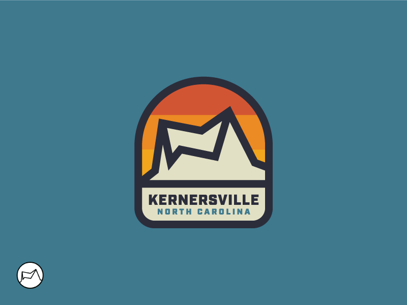 Kernersville Parks  Rec Logo thick lines badge north carolina kernersv.png