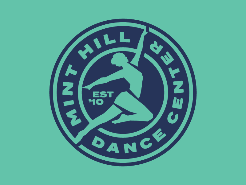 Mint Hill Dance Center dancer dance mark brand identity logos icon thi.png