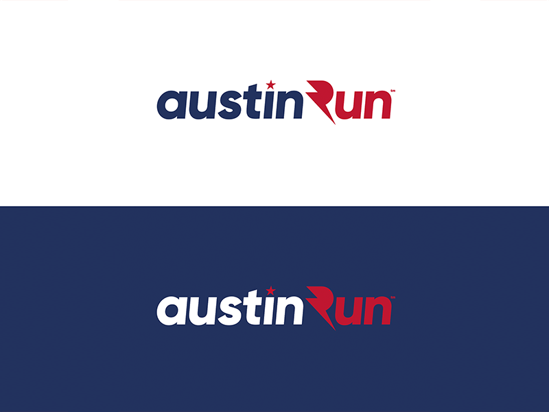 Austin Run Logo typography clean minimal logo logodesign.png