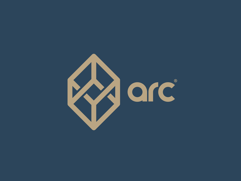 Arc Logo arc geometric typography clean minimal logo logodesign.png