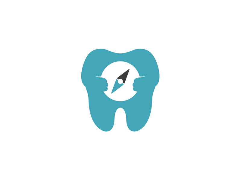 Compass Dental brand icon clean minimal logo logo design.png