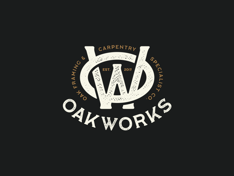 Oakworks Logo distressed branding woodwork specialist carpenter oak lo.png