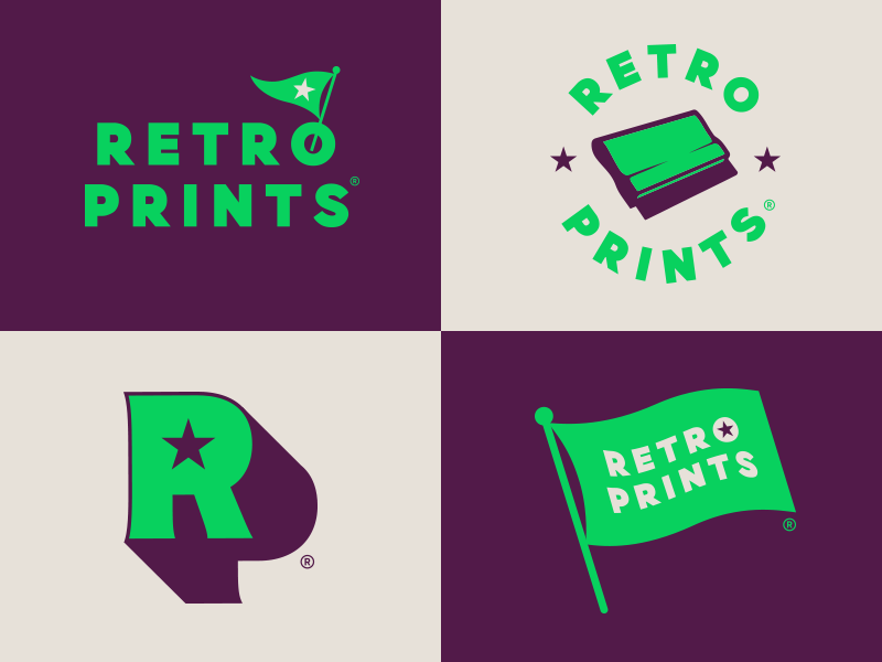 Retro Prints Identity design type logodesign illustration typography c.png