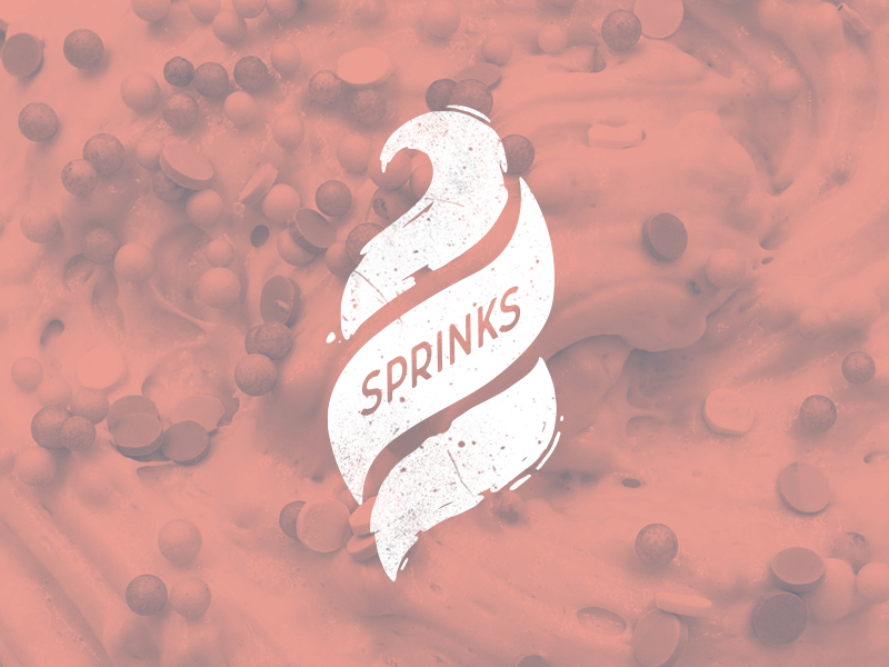Sprinkles Logo ice cream handwritten type grunge logo logodesign.png