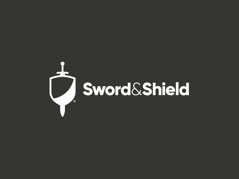 Sword and Shield Logo typography clean minimal logo logodesign.png