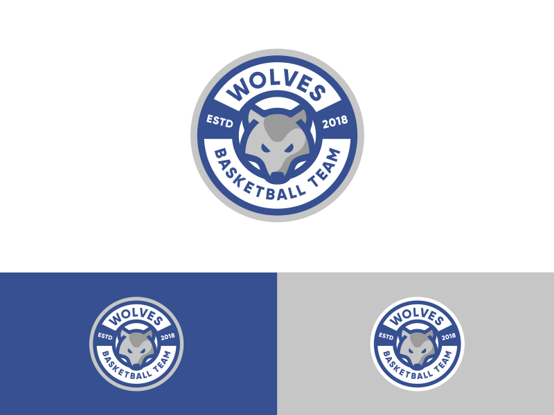 Wolves Basketball Team Logo mascot badge logo team basketball wolves.png