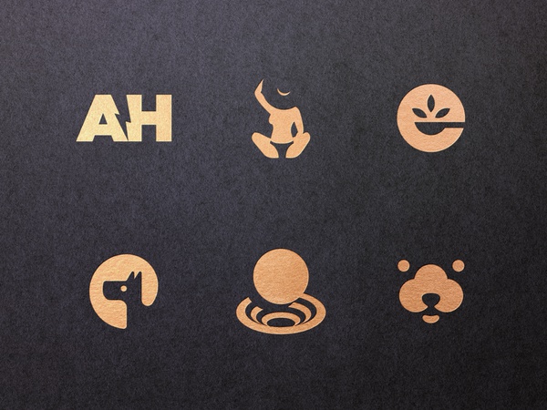21 Negative Space Logos thunder symbol mark icon behance project behan.jpg