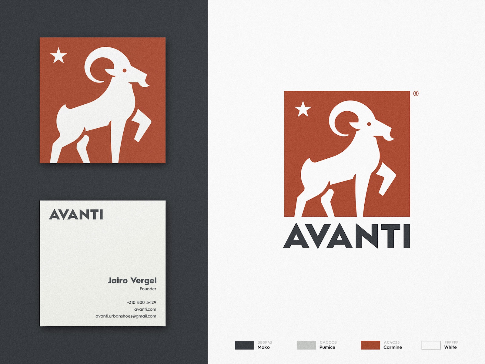 Avanti - Brand Identity  logo brand brand board identity designer ram.jpg