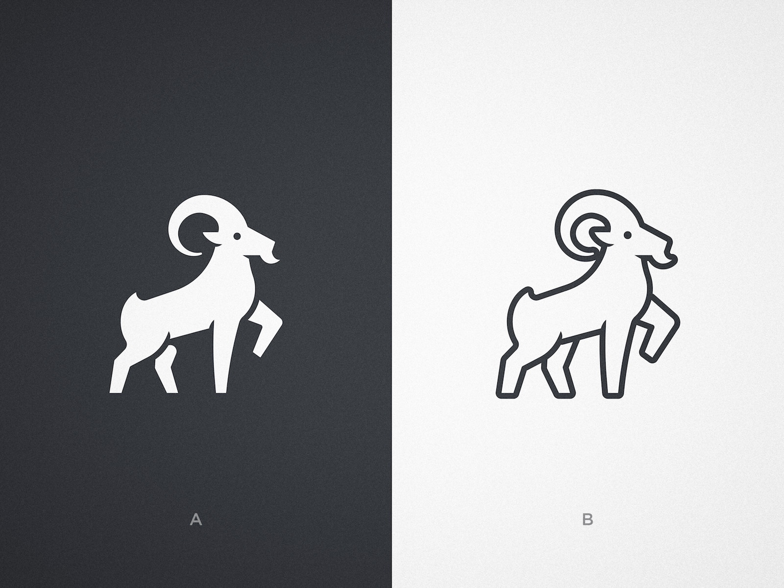 Avanti - Logomark Design  animals illustrated rams identity designer i.jpg