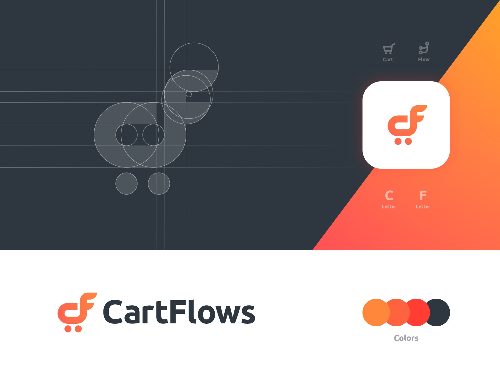 CartFlows - Brand Identity Design case study behance project smart mar.jpg