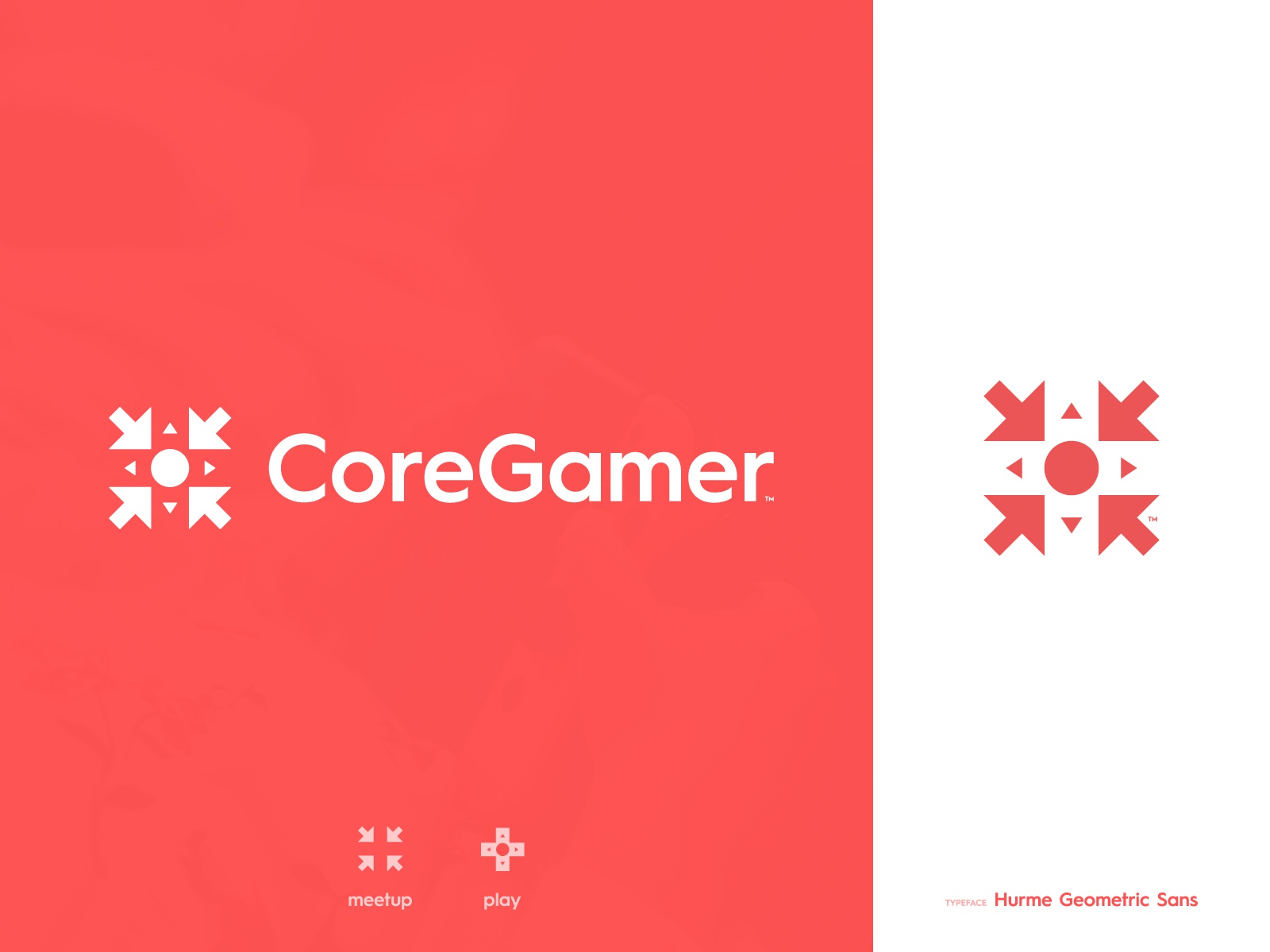 Core Gamer - Logotype Design esports arrow gaming website gamepad mark.jpg